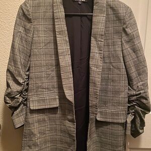 Plaid Blazer